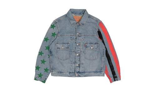 Cactus Tears Denim Plant Jacket "Indigo" DT191