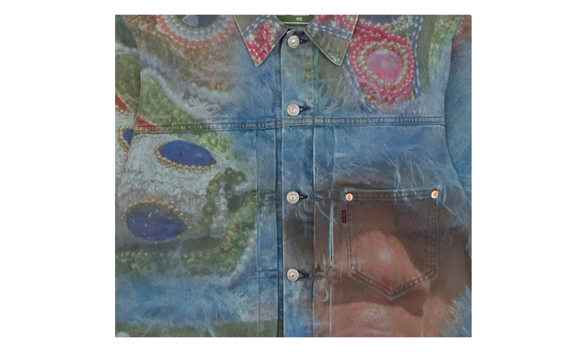 Big Chief Demond Type-1 Jean Jacket "Multicolor" DT396